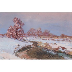 Andrzej Malinowski (1885 Czempin - 1932 Poznań), Winterlandschaft