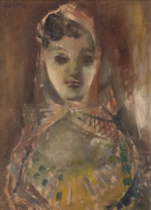 Rajmund Kanelba (1897 Warszawa - 1960 Londyn), Dziewczyna w chustce