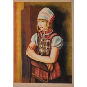 Moses Kisling (1891 Krakau - 1953 Sanary-sur-Mer), Bildnis einer Frau