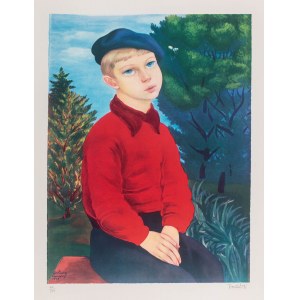 Moses Kisling (1891 Krakov - 1953 Sanary-sur-Mer), Chlapec v barete