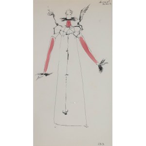 Tadeusz Brzozowski (1918 Lvov - 1987 Řím), návrh kostýmů pro Dziady Adama Mickiewicze
