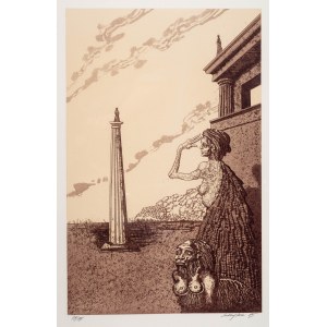 Jan Lebenstein (1930 Brest Litovsk - 1999 Krakau), Obelisk, 1985.