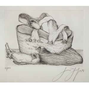 Günter Grass (1927 Gdansk-2015 Lübeck), The shoe and the snail, 1983.
