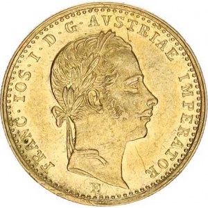 František Josef I. (1848-1916), Dukát 1865 E R 3,493 g