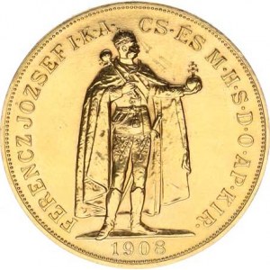 František Josef I. (1848-1916), 100 Koruna 1908 KB 33,982 g