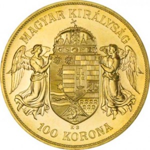 František Josef I. (1848-1916), 100 Koruna 1908 KB pozdější ražba
