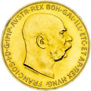 František Josef I. (1848-1916), 100 Koruna 1915 b.zn. NOVORAŽBA