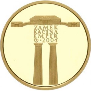 Česká republika (1993-), 2000 Kč 2004 - zámek Kačina kapsle, orig. etue +certifikát