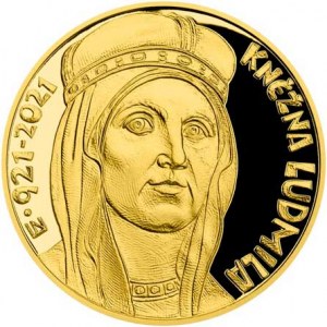 Česká republika (1993-), 10 000 Kč 2021 - Kněžna Ludmila kapsle, +orig. etue +certifi