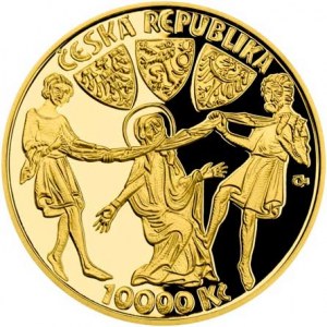 Česká republika (1993-), 10 000 Kč 2021 - Kněžna Ludmila kapsle, +orig. etue +certifi