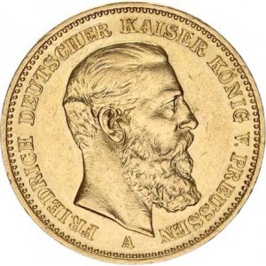 Prusko - Friedrich (1888), 20 Mark 1888 A KM 515; J. 248 7,958 g