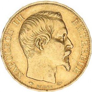 Francie, Napoleon III. (1852-1870), 20 Francs 1856 A Y.35,1 6,459 g, nep. hr.