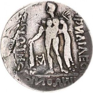 Thracia - Thasos (148 př.Kr.), Tetradrachma, hlava mladého Dionýsa / stoj. Heracles s kyjem a lv