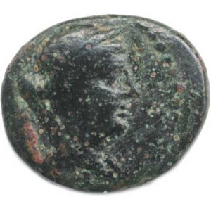 Fénicie - Arados (Arws), Libanon (94-21 př. Kr.), AE 19/23; A: Ženská hlava zprava (Astarte-Europa)