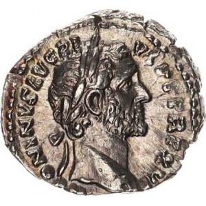 Antoninus Pius (138-161), Denár, stoj.Annona s klasy v pravé ruce, opírá se o modius na pří