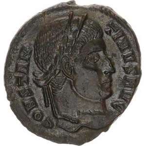 Constantinus I. (306-337), AE 19, ve věnci VOT XX, opis: DN CONSTANTINI MAX AVG