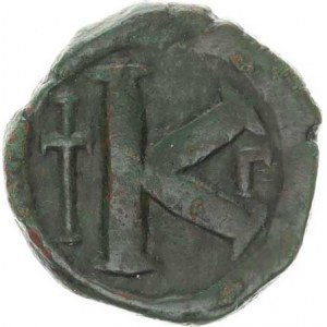 Anastasius (491-518), AE 1/2 Follis (20 nummia), minc. Constantinopol, velké písmeno K