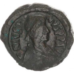 Justin I. (518-527), AE 1/2 Follis (20 nummia), minc. Constantinopolis, velké písmeno