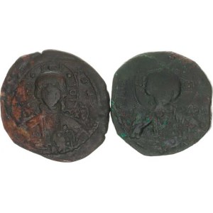 Jan I.- Niceforus III. (969-1081), Anonymní bronz (follis) - třída A3 S.1823 2 ks
