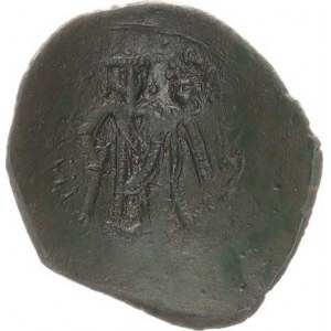 Andronicius I. Comnenus (1183-1185), AE miskovitá nomisma (bilon aspron trachy), A: Panna Maria odě