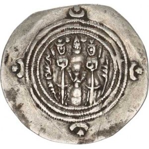 Sasánovci, Chusró II. (590-627), Ag Drachma, 3,916 g Busso 363 / 5341