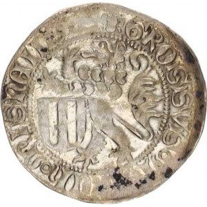Sasko - Míšeň, Friedrich II. a Vilém III. Statečný (1440-1464), Groš mečový, minc. Freiberg (1457-5