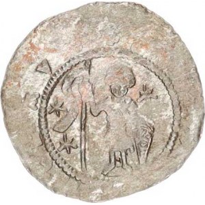 Vladislav I. (1109-1125), Denár C - 532 var.: 3 hvězdy Šmerda 480b, Videman 19