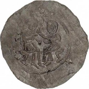 Vladislav I. (1109-1125), Denár C - 532 var.: 3 hvězdy Šmerda 480b, Videman 19