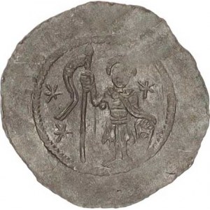 Vladislav I. (1109-1125), Denár C - 532 var.: 3 hvězdy Šmerda 480b, Videman 19