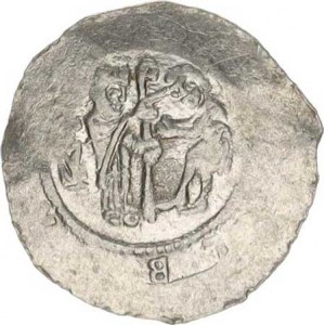 Soběslav II. (1173-1179), Denár C - 619 RR 0,78g, vyraženo pár písmen
