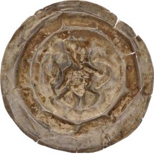Václav I. (1230-1253), Brakteát velký C - 704 0,775 g