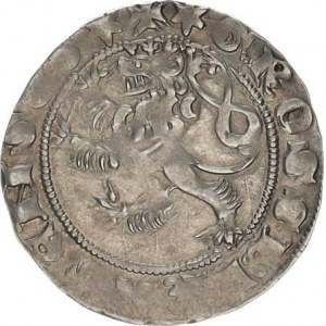 Jan Lucemburský (1310-1346), Pražský groš 3,718 g, mír. nedor.