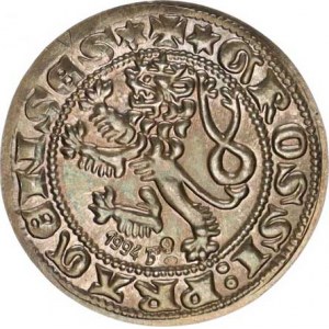 Karel IV. (1346-1378), Pražský groš Replika 1994 Ag punc minc. Jablonec 3,74 g