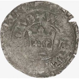 Václav IV.(1378-1419), Pražský groš - var.: obrácené N ve jménu Hána XV (2,733 g)