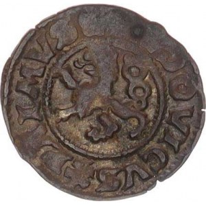 Ludvík I. Jagellonský (1516-1526), Bílý peníz jednostranný, Smol. 1, lev s jazykem 0,326 g