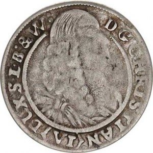 Lehnice-Břeh, Christian (1639-1672), VI kr. 1665 b.zn., Volava Sa 435, Kop. 5463 2,933g