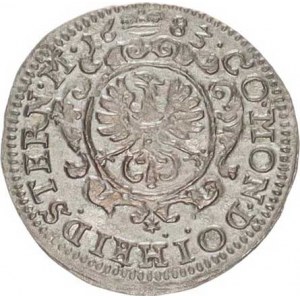 Würtemberg-Olešnice, Christian Ulrich (1668-1704), 1 kr. 1683 Sa 281; Kop.VIII/451 0,751 g