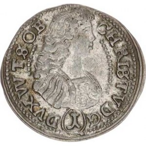 Würtemberg-Olešnice, Christian Ulrich (1668-1704), 1 kr. 1684 Sa 283, Kop. 6280