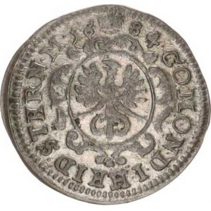 Würtemberg-Olešnice, Christian Ulrich (1668-1704), 1 kr. 1684 Sa 283, Kop. 6280