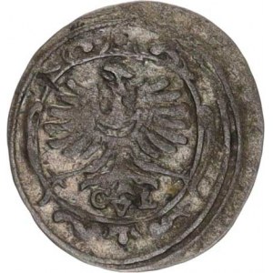 Würtemberg-Olešnice, Christian Ulrich (1668-1704), Grošík (Dreier) 1701 CVL Sa 322/82