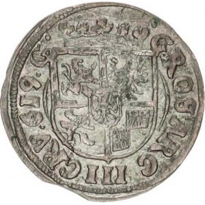 Krnov, Johann Georg (1607-1624), 3 kr. 1619 CP SA 127 var.: .... D:G.MAR.BR. - erb v rovn