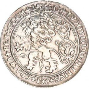 Šlik, Štěpán a bratři (1505-1526), Tolar 1520, Jáchymov, s tit.Ludvíka REPLIKA 1994 Ag 959/1000