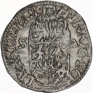 Šlik, Jindřich IV. (1612-1650), 3 kr. 1637 SA / IC, Planá-Candler Pol.171; SJ. C43a 1,615