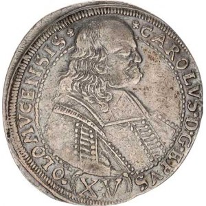 Olomouc, Karel II. Liechtenstein (1664-1695), XV kr. 1694 zn. špice S-V 389 E5/D4 var. kresby