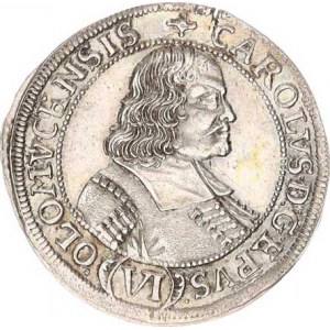 Olomouc, Karel II. Liechtenstein (1664-1695), VI kr. 1675 špice SV 344 B4/C - bez ozdoby na vrcholu