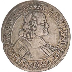 Olomouc, Karel II. Liechtenstein (1664-1695), VI kr. 1682 SAS SV 359 B1/E1 R 2,808g
