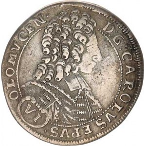 Olomouc, Karel III. Lotrinský (1695-1711), VI kr. 1709 S-V 548 (B2/D1) var. za tečka za OLOMVCEN
