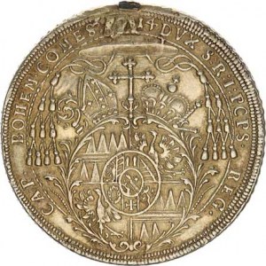 Olomouc, Wolfgang Schrattenbach (1711-1738), Tolar 1714 - široký(46 mm), přeražba roč. 1713 S-V 741