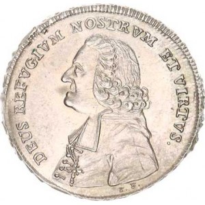 Olomouc, Maxmilian Hamilton (1761-1776), Medaile intronisační 1762, menší žeton Ag 25 mm Taul 240