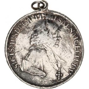 Salzburg - arcib., Zikmund III. (1753-1771), Tolar 1761 - poprsí / sv. Rupert, ouško +závěs